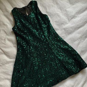 Beautiful Emerald Green Holiday Dress! Size 10